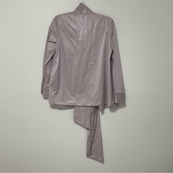 Tory Burch Daphne lilac Bow Blouse size 6 - Picture 8 of 8